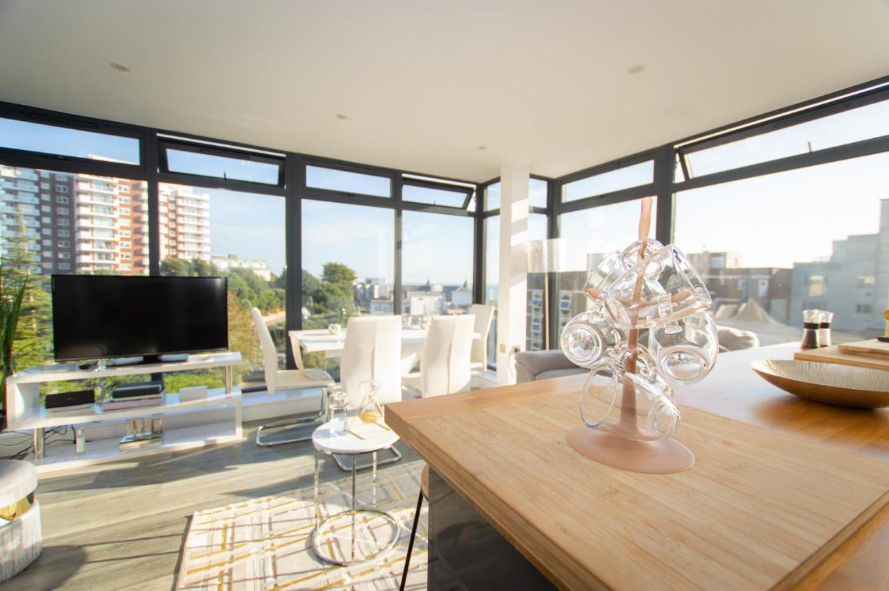 * Panoramic Penthouse With Sea & City Views ボーンマス エクステリア 写真